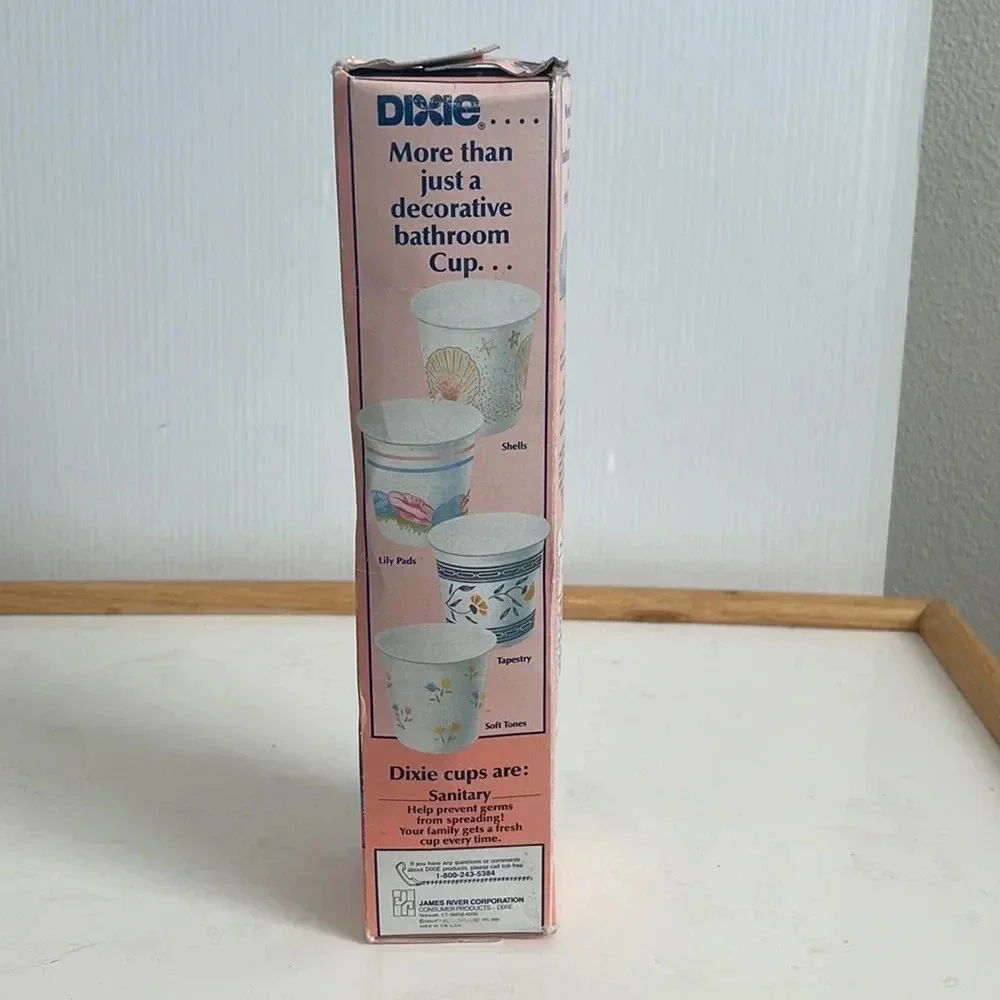 Dixie Cups Bathroom Paper Cup 100 CT 3oz Assorted Designs Sealed